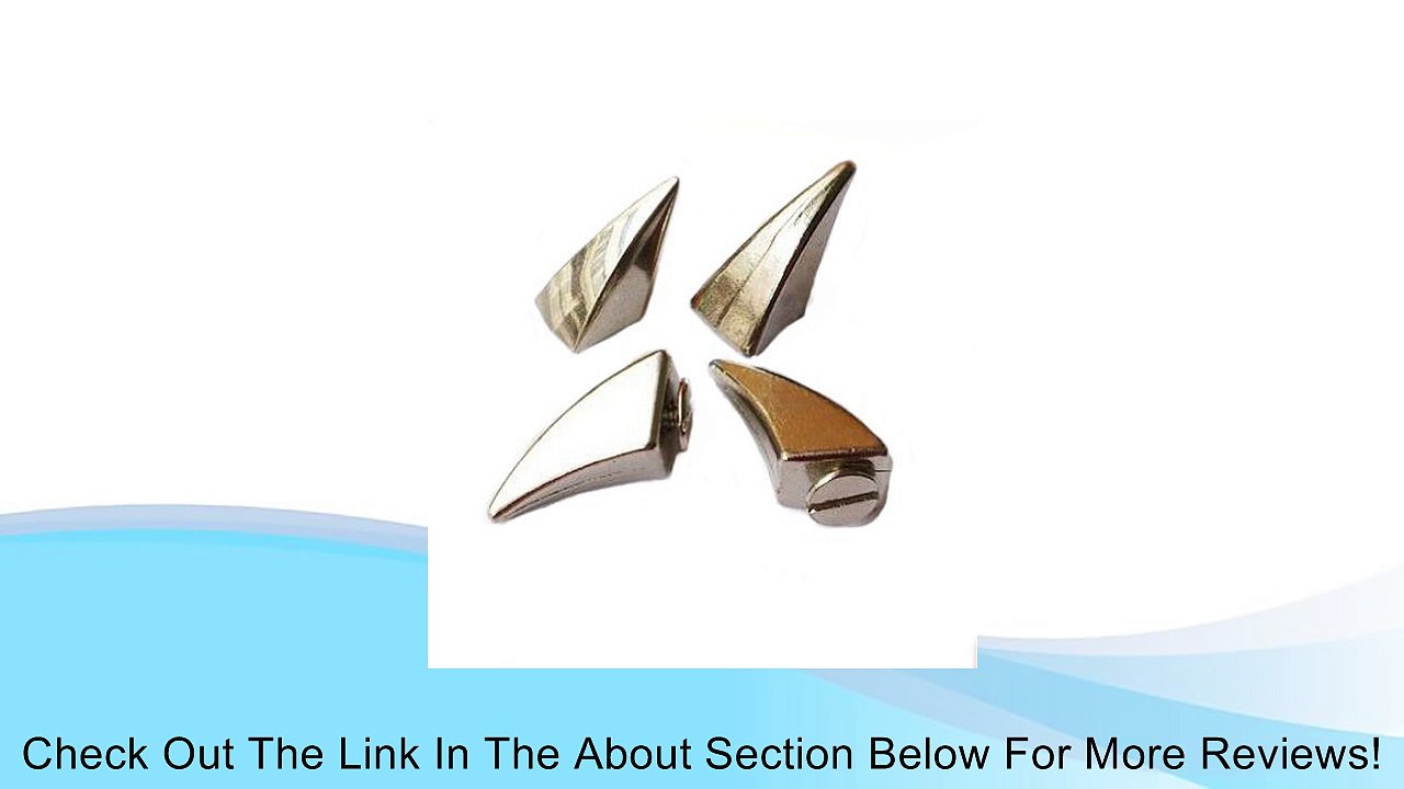 AutoM 20pcs Punk Rock Dragon Claw Spikes Studs Nailhead for DIY Shoes Decor Craft Gift Review