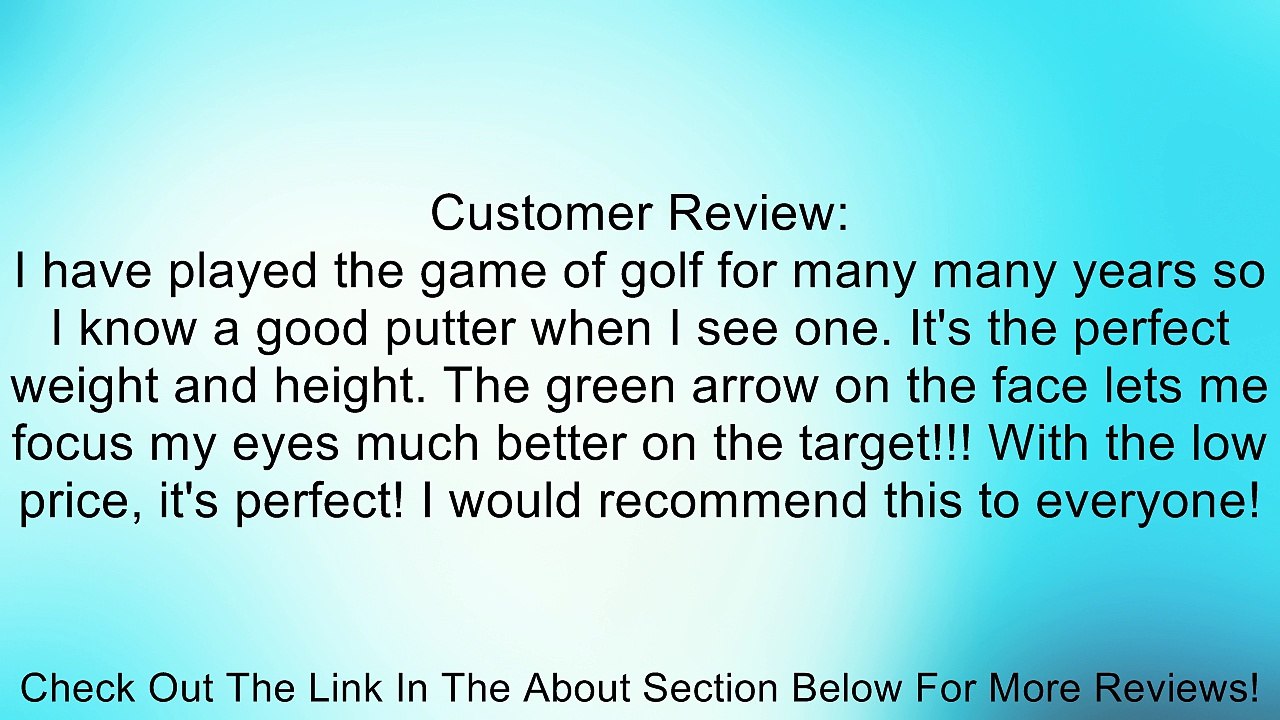 Neon Velvet 110 Golf Putter (Green, Right Hand, 35-Inch) Review