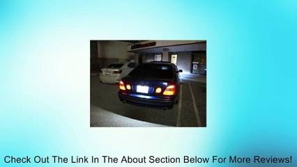 iJDMTOY Super Bright 18-SMD OEM Replacement LED License Plate Light Lamps For Lexus IS300 GS300 GS400 GS430 ES300 ES330 RX330 RX350 Toyota Prius, etc Review