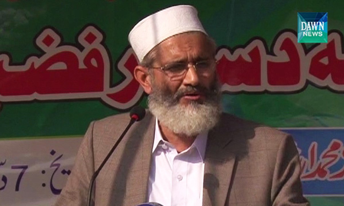 All politicians will go home if impasse not ended: Siraj ul Haq