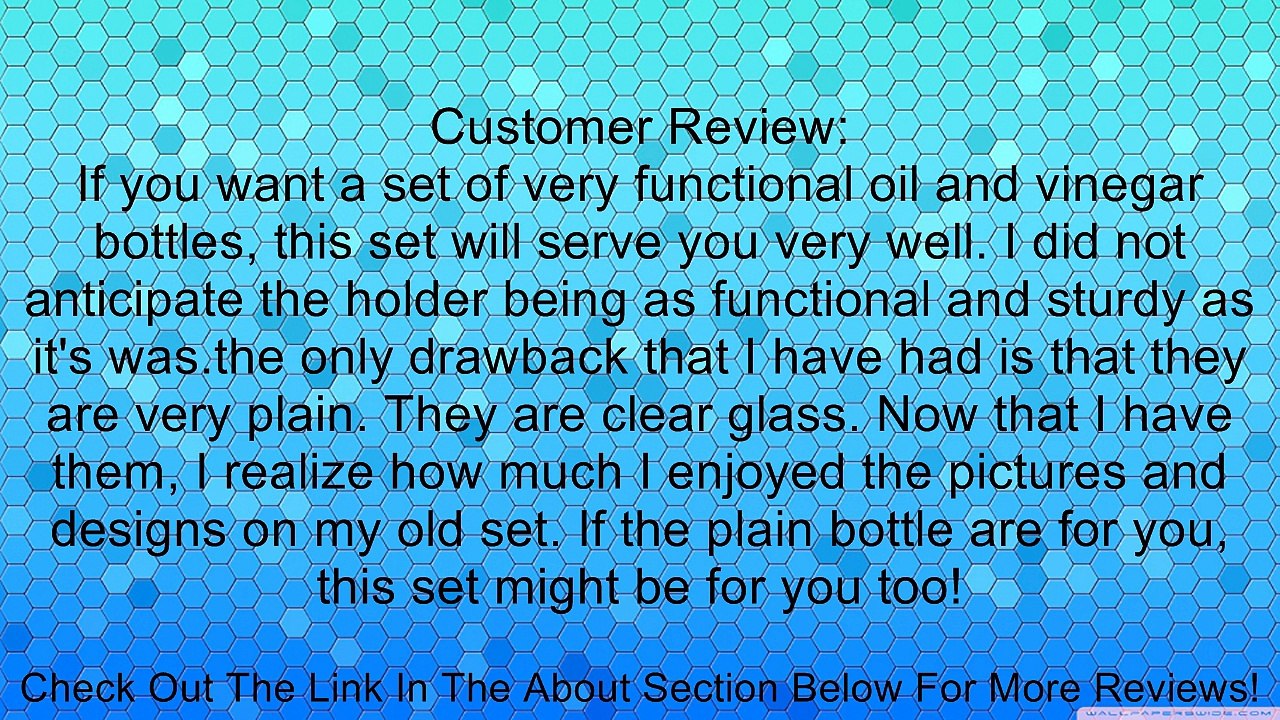 Amici Classic Oil and Vinegar Set -17oz Review