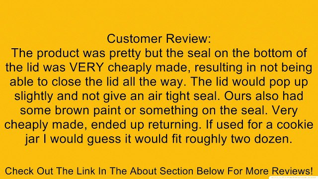 Global Amici Global Amici Meloni Glass Jar - Large Review