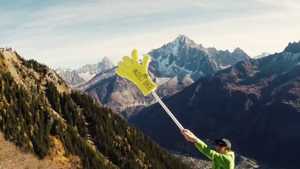 World's First Wingsuit High Five