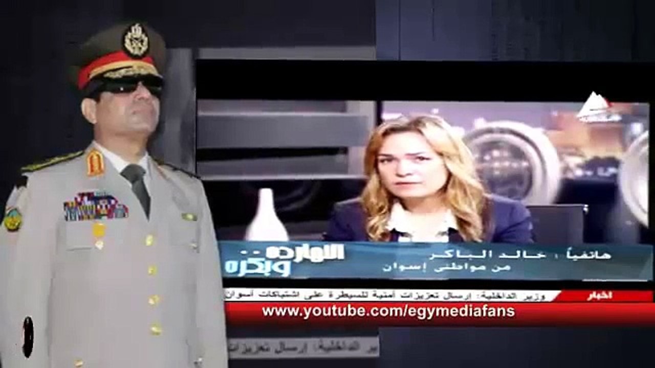 متصل من اسوان على التلفزيون المصرى يفضح كذب الاعلام بادعاء تورط الاخوان فى الفتنة بين النوبيين