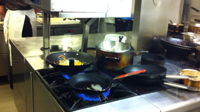 Dans les cuisines du Rouge