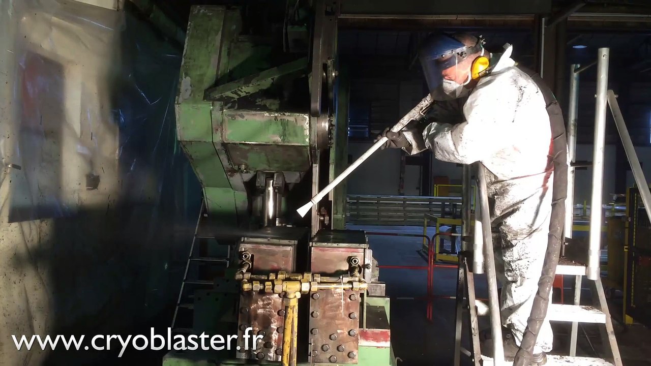 Nettoyage cryogénique en secteur métallurgique