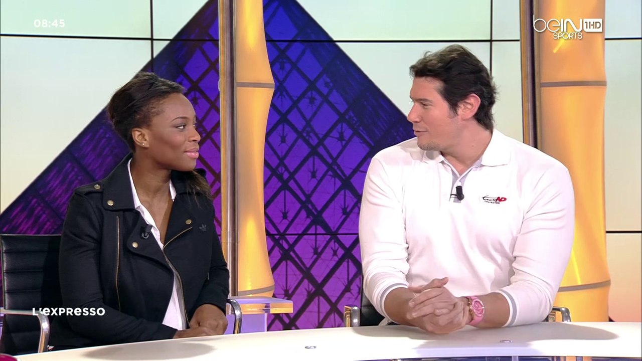 Vincent Parisi Coach la championne de Judo Priscilla Gneto au Baton artistique sur Beinsports.