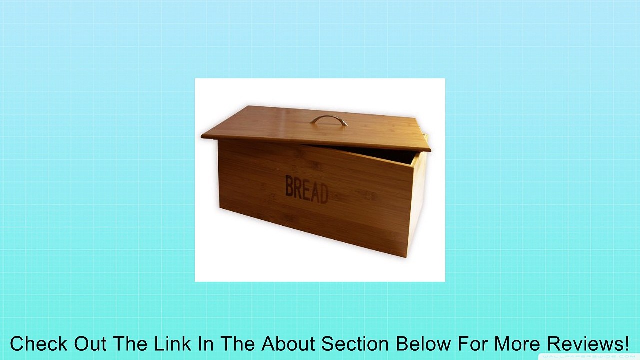 Francois et Mimi Pure Bamboo Large-Sized Bread Bin Box Review