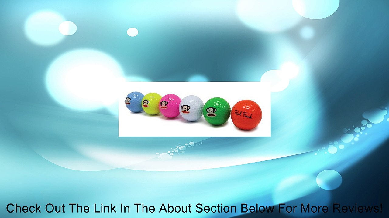 Paul Frank Golf Balls (Pack of 6), Multi-Color Review