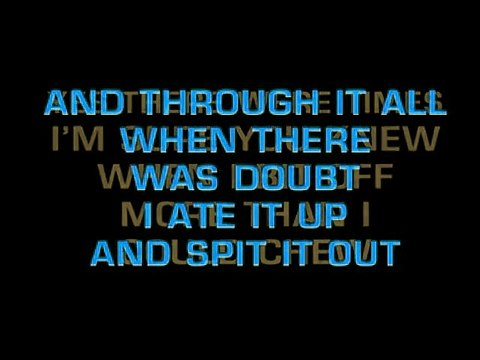 Karaoke - My way - Frank Sinatra