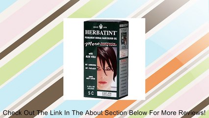 Herbatint Permanent Herbal Haircolour Gel 5C Light Ash Chestnut -- 135 mL Review