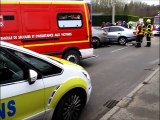 Violent face à face entre deux voitures à Douvrin