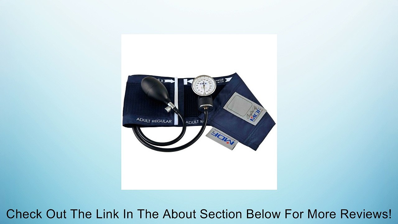 MDF Professional Aneroid Sphygmomanometer Review