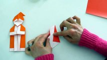 Origami - How to make a SANTA CLAUS