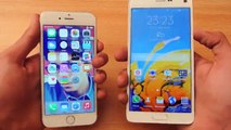 iPhone 6 iOS 811 vs Samsung Galaxy Note 4 Android 444 Which is Faster