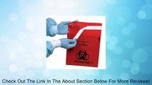 Stick-on Biohazard Bags, 12x14 inch, 2-3/5 quart, 100 per box Review