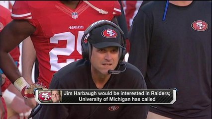 Jim Harbaugh interested in Raiders trade