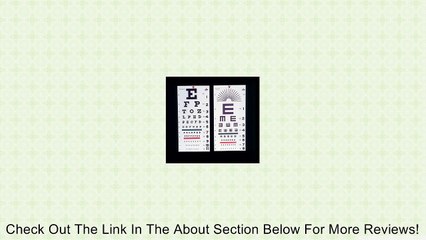 Snellen Illiterate Eye Test Chart Review