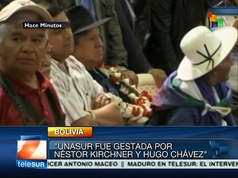 UNASUR garantiza soberanía a quienes la conforman: Evo Morales
