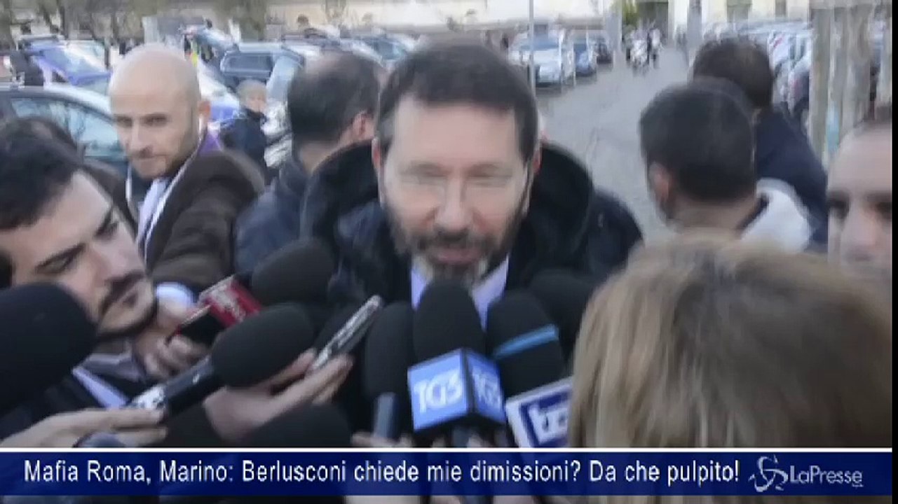 Mafia Roma, Marino: Berlusconi chiede mie dimissioni? Da che pulpito!