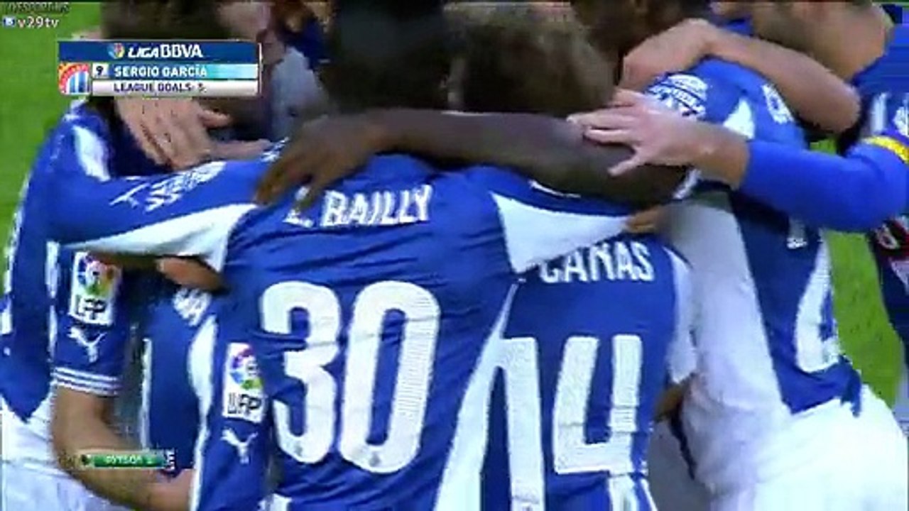 S.Garcia goal (FC Barcelona 0-1 Esapnyol) HD