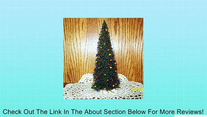 MINIATURE HOLIDAY CHRISTMAS TREE - 7" Tall Review