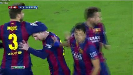 L.Messi goal (FC Barcelona 1-1 Esapnyol) HD