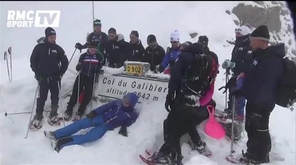 Les cyclistes français en stage à la montagne - 07/12