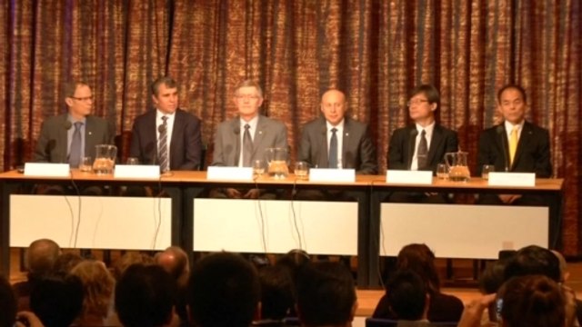 Nobel prize winners discuss their work