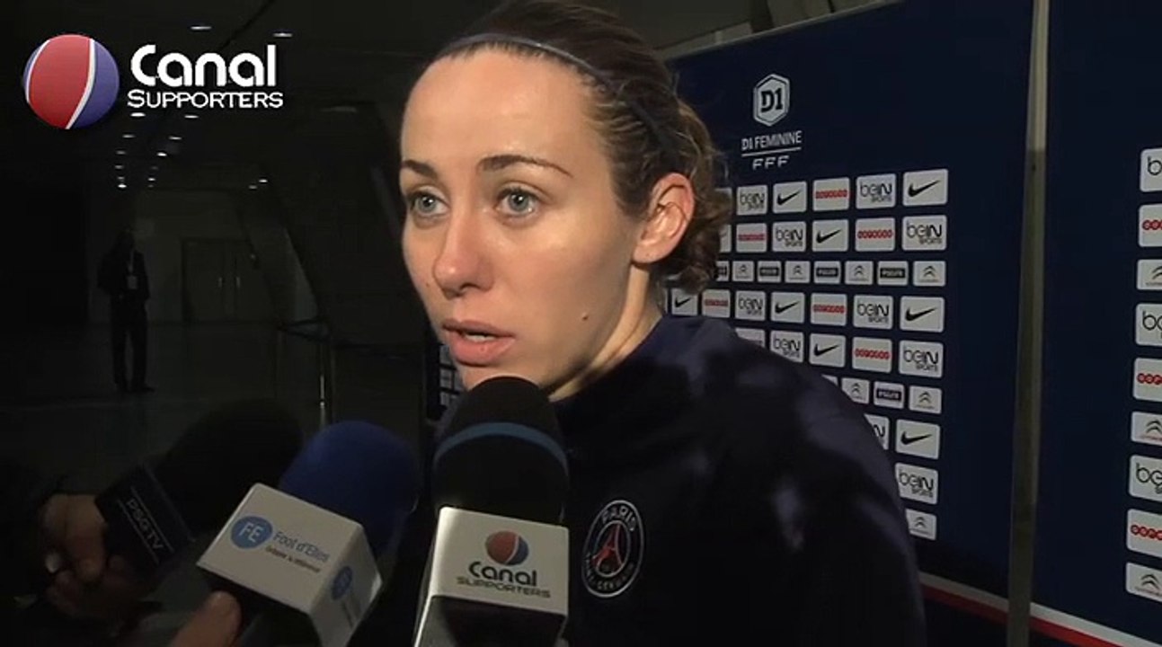 (F) PSG / EAG - La réaction de Sabrina Delannoy