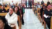 French Cardinal Barbarin celebrates a mass with Iraqi refugees