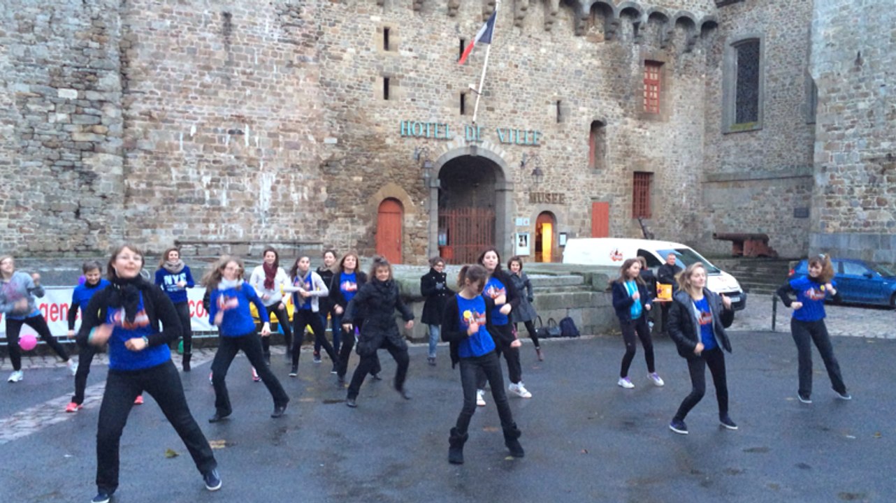 Flashmob téléthon Saint-Malo