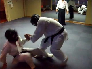 Aikido fight with face attack ＜顔面攻撃有りの合気道組手＞小手返し・三教が決まる！実践武術合気道組手＜覇天会＞（上級者向け試験運用ルール）