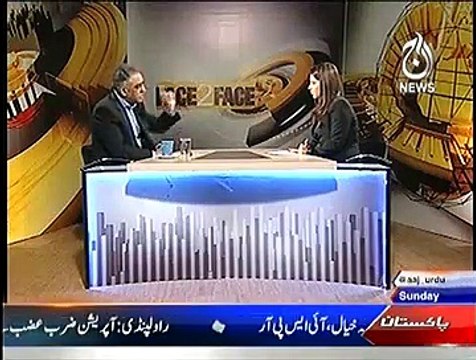 Face 2 Face (Exclusive Interview With Muhammad Zubair) On Aaj News – 7th December 2014