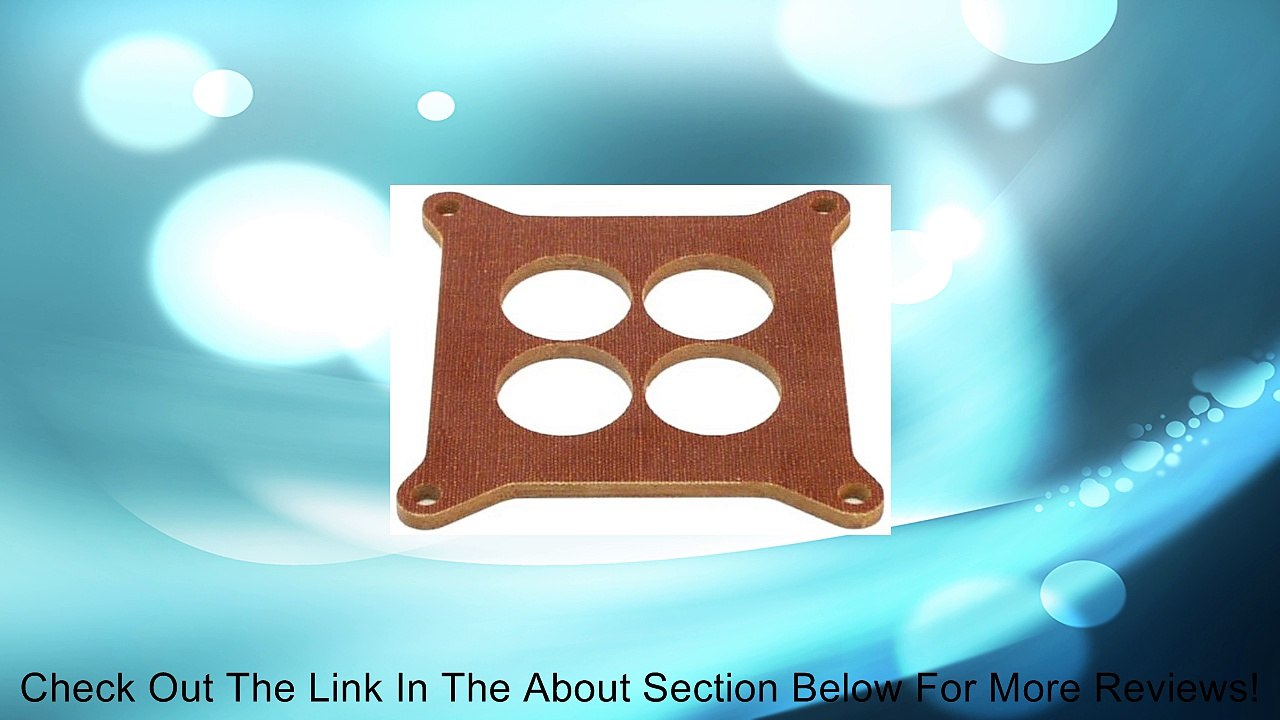 Canton 85-154 1/4" Thick 4-Hole Phenolic Carburetor Spacer Review