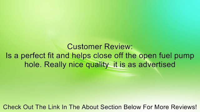 Canton 21-960 Billet Aluminum Fuel Pump Block-off Plate Review