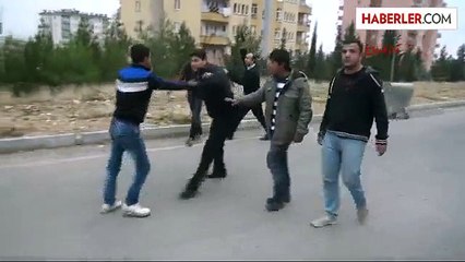 Madde Bağımlıları Polise Saldırdı 7 Gözaltı