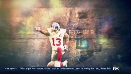 Odell Beckham practices one-handed catches