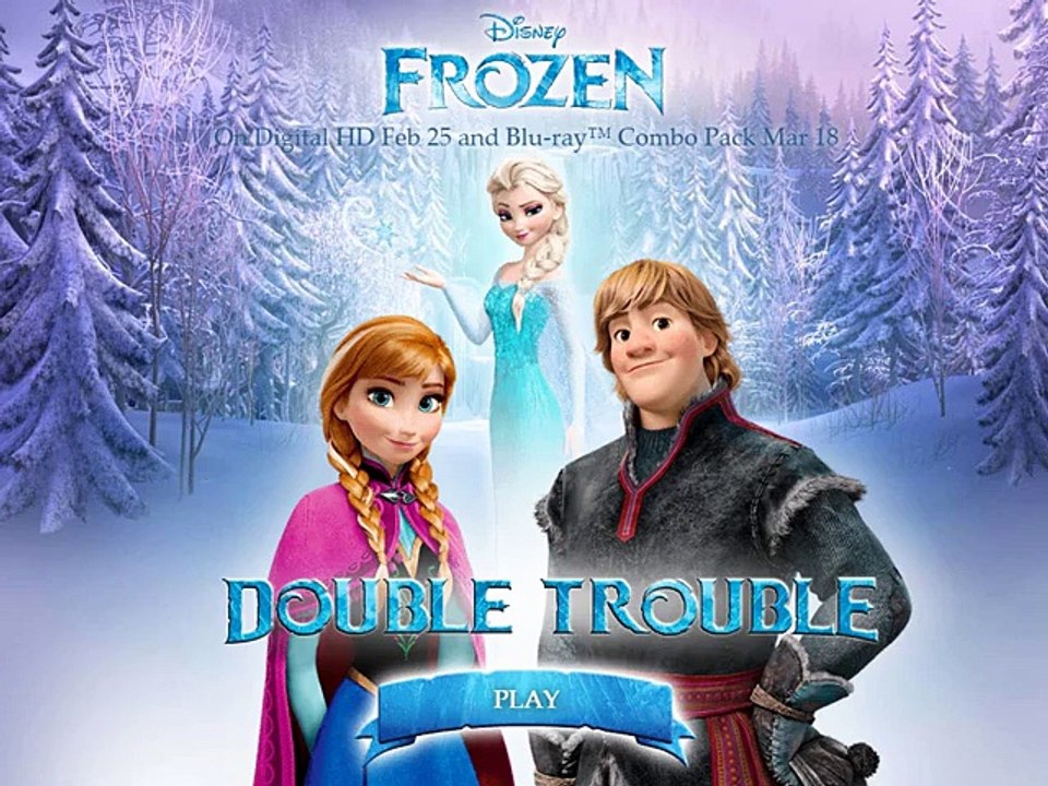 Disney Frozen Games -Double Trouble - Princess Anna and Kristoff Game