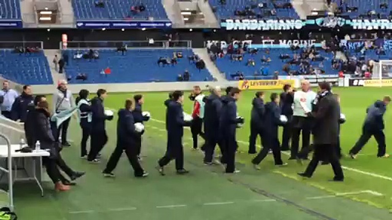 LES POUSSINS ET U 15 AU STADE OCEANE DU HAVRE