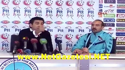 Osman Özköylü'nün basın toplantısında gazetecinin üzerine yürümesi