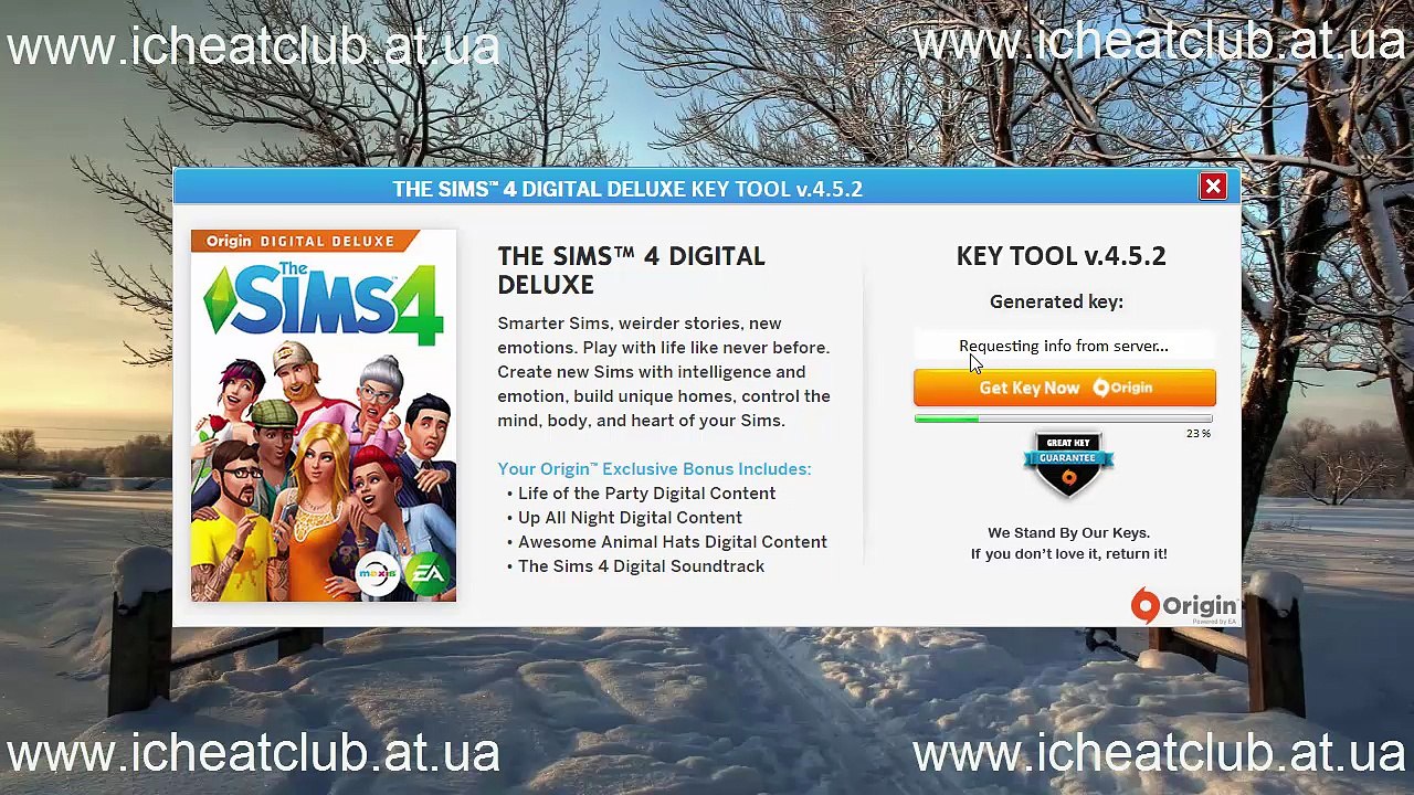 Key by Orgin Tool Generator 4 2014 The Sims