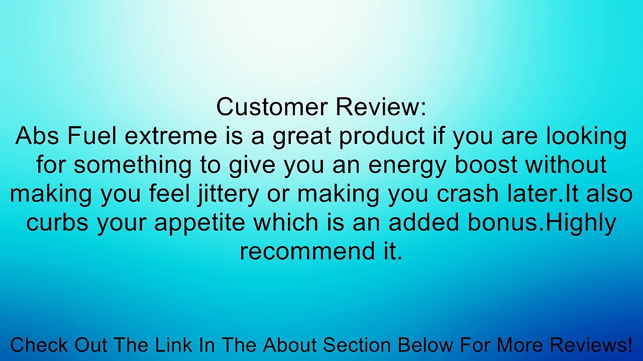 Bioscience Absolute Fuel Xtreme Capsules, 120 Count Review