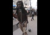 Man Walks Through The Streets Of NYC Dressed As Slave On Black Friday