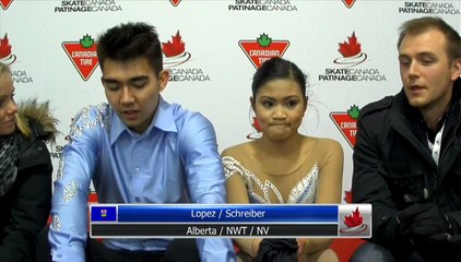 Fanny Durand / Steven Lapointe - Novice Pair Free Program (REPLAY)