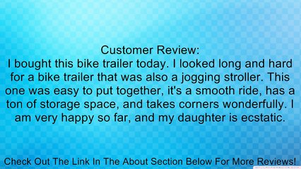 Via Velo Montalban 4 Bike Trailer with Jogger Kit Review