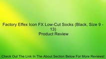 Factory Effex Icon FX Low-Cut Socks (Black, Size 9 - 13) Review