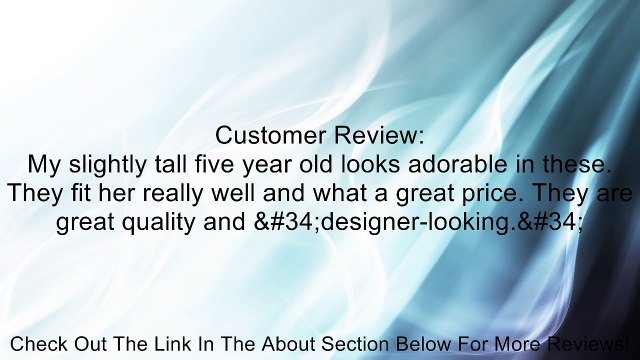 Almost Famous Little Girls' Silver Fleur De Lei, Dark Night Wash, 6 Review