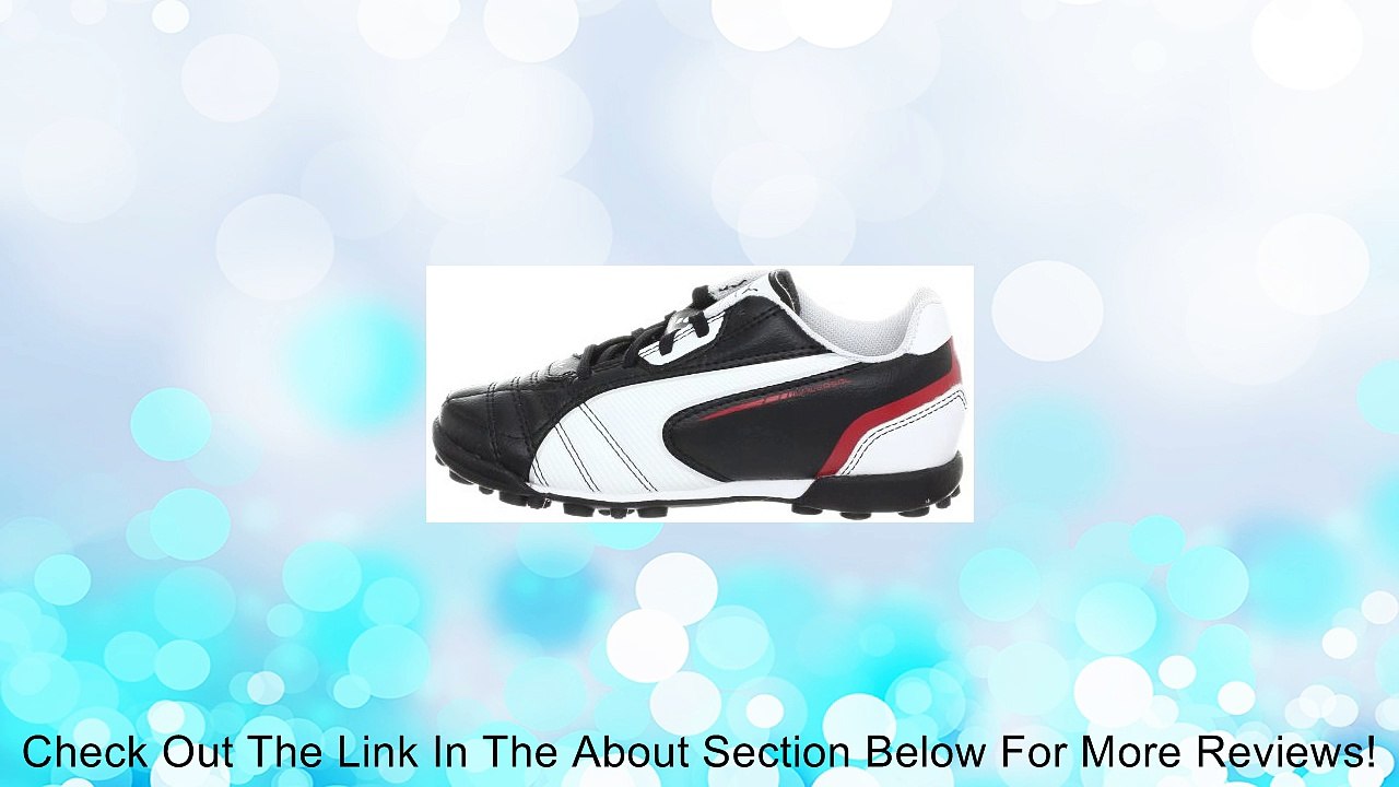 PUMA Universal TT Soccer Cleat (Toddler/Little Kid/Big Kid),Black/White/Ribbon Red,2.5 M US Little Kid Review