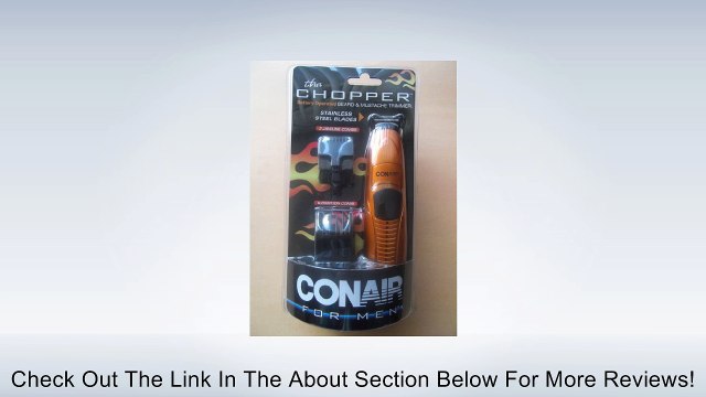 CONAIR 'The Chopper' Battery-Operated Beard & Mustache Trimmer Review